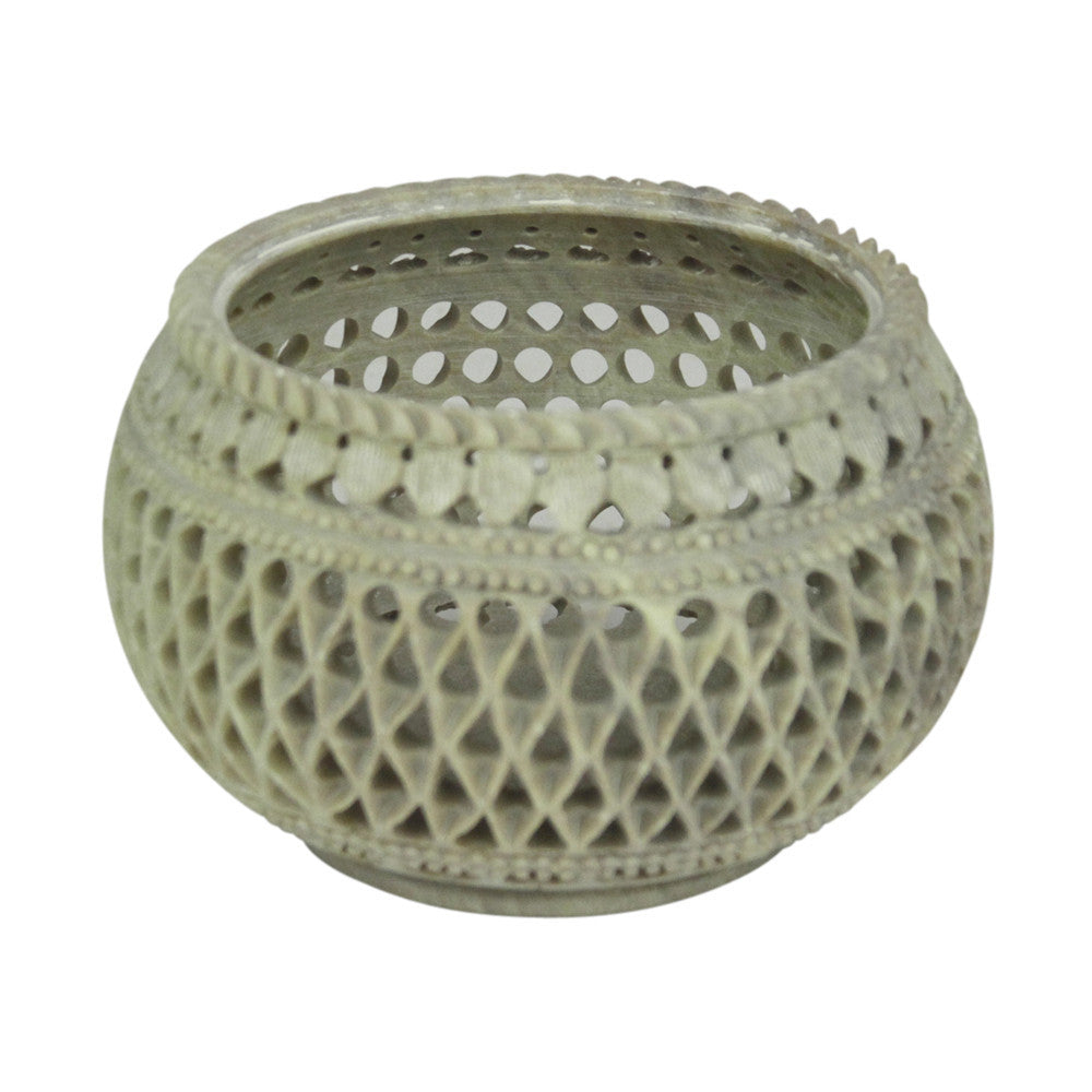 Green Pierced Marble Bowl