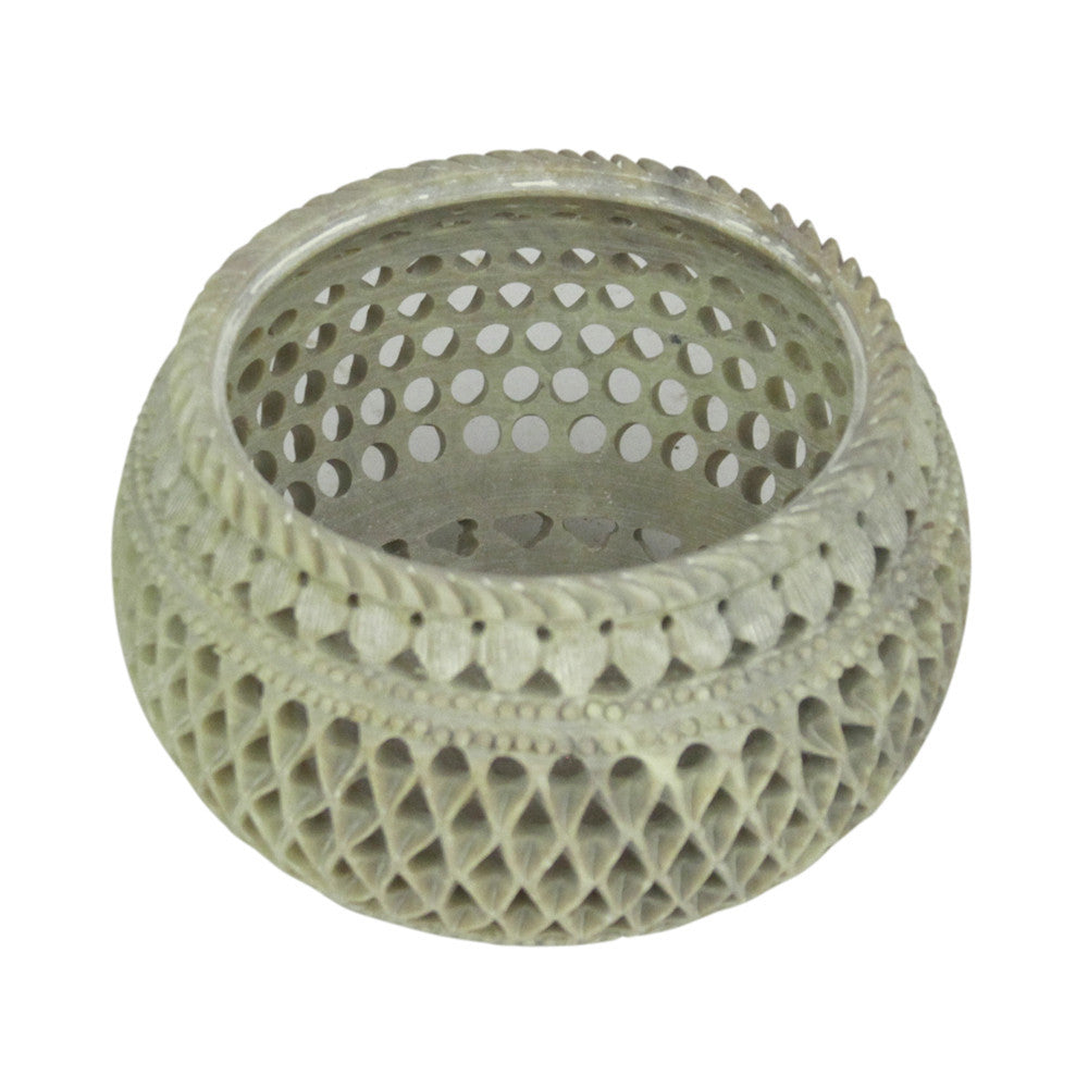 Green Pierced Marble Bowl
