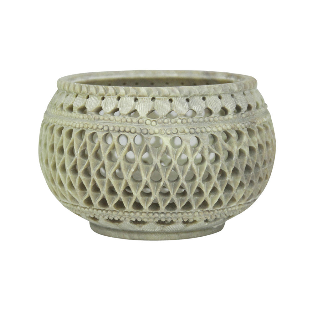 Green Pierced Marble Bowl