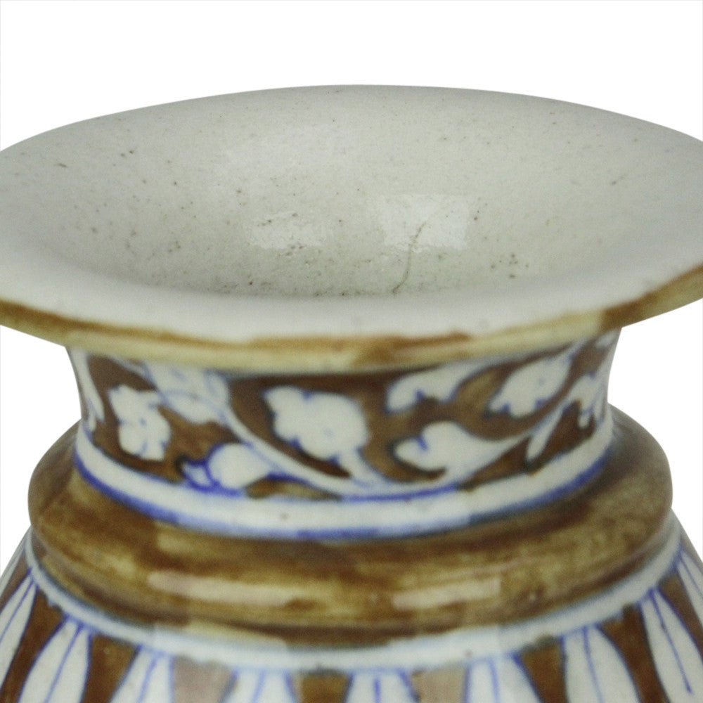 Tall Brown Jaipur Vase