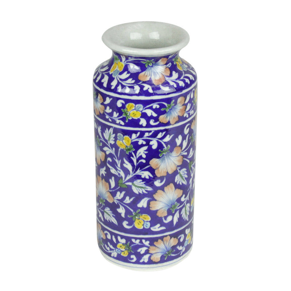 Regal Floral Jaipur Vase