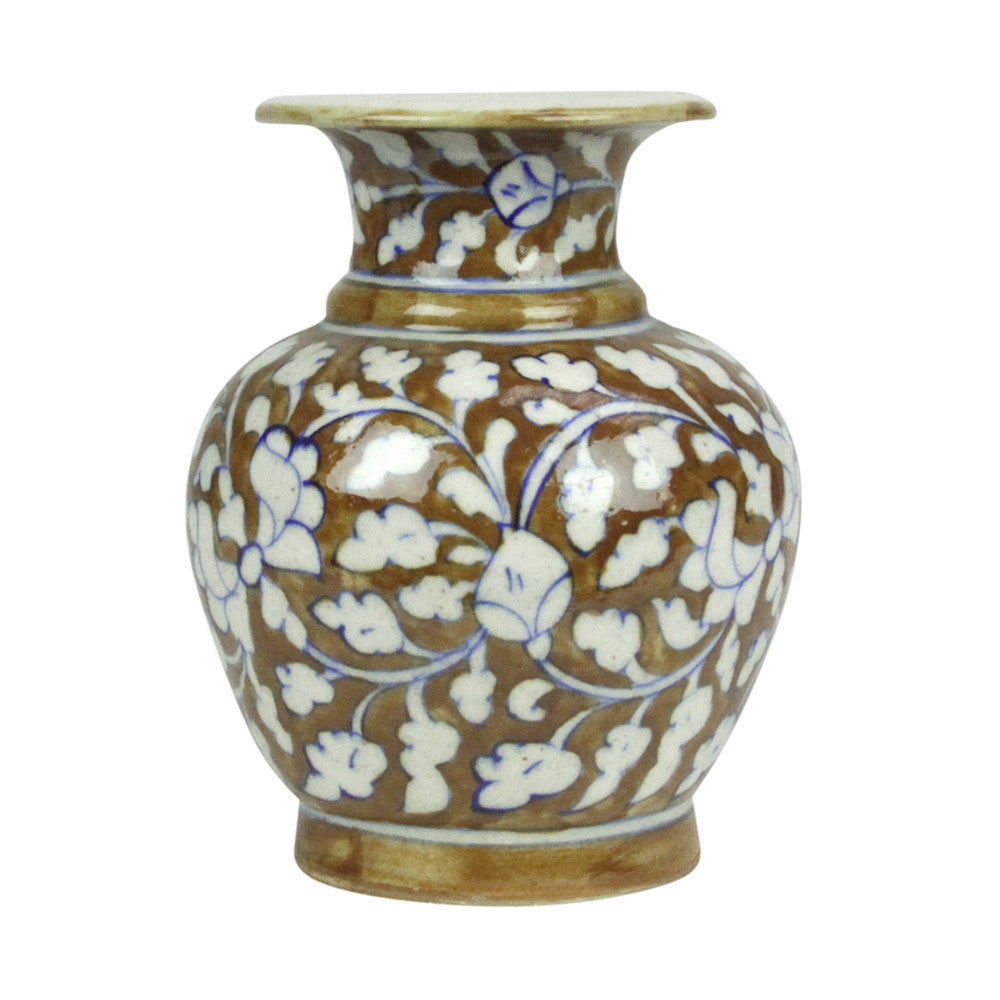 Petite Brown Jaipur Vase