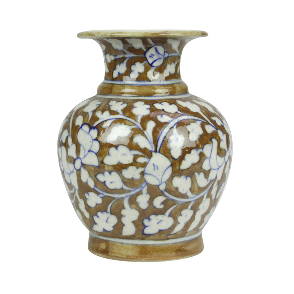 Petite Brown Jaipur Vase