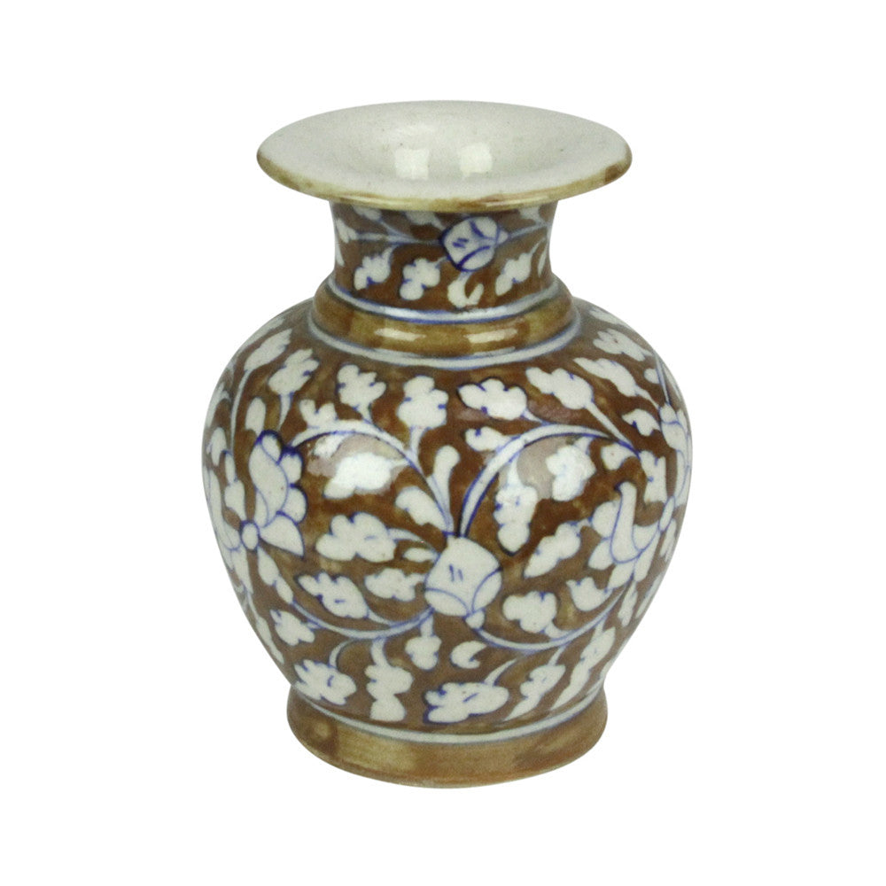 Petite Brown Jaipur Vase