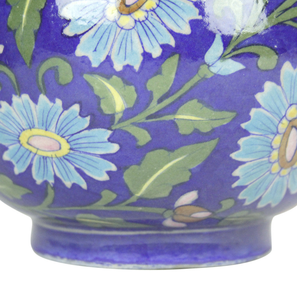 Royal Blue Gourd Jaipur Vase