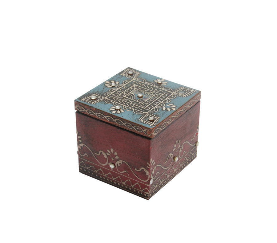 Turquoise Lac Jewelry Box