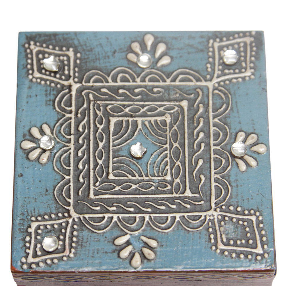 Turquoise Lac Jewelry Box