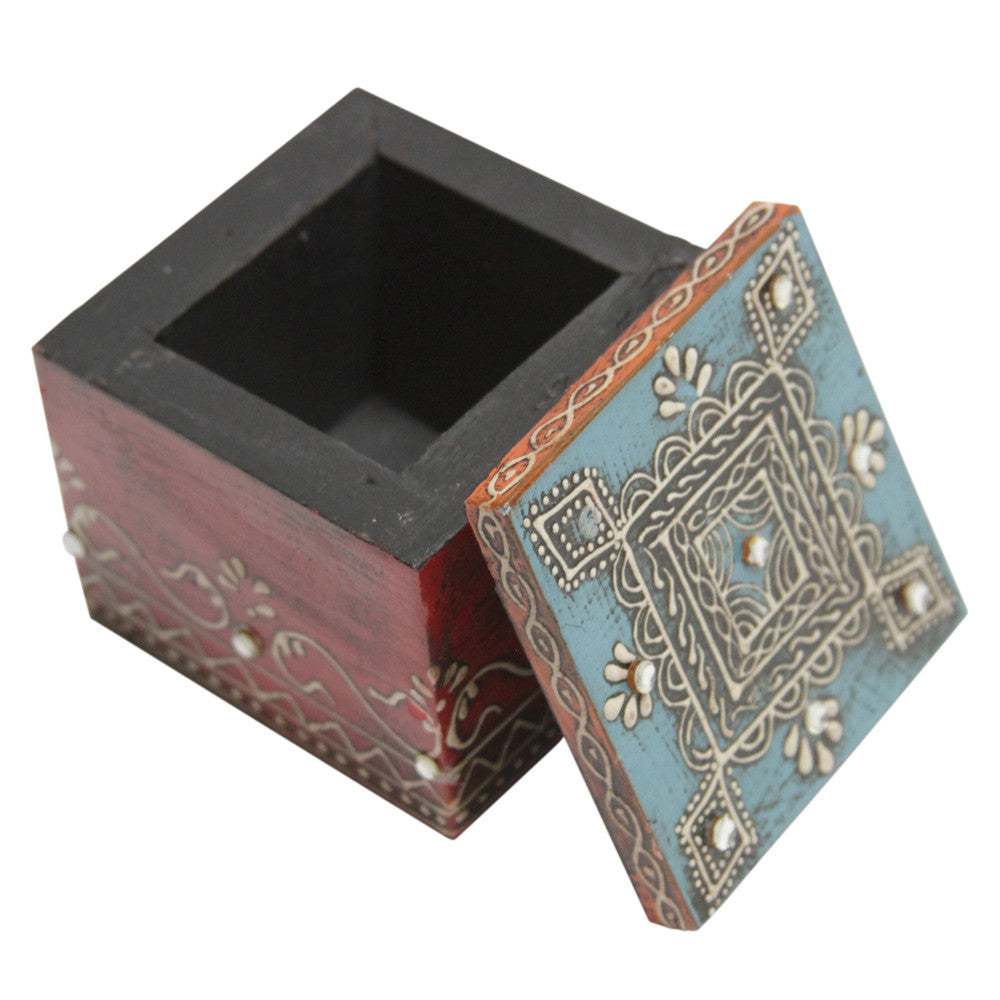 Turquoise Lac Jewelry Box