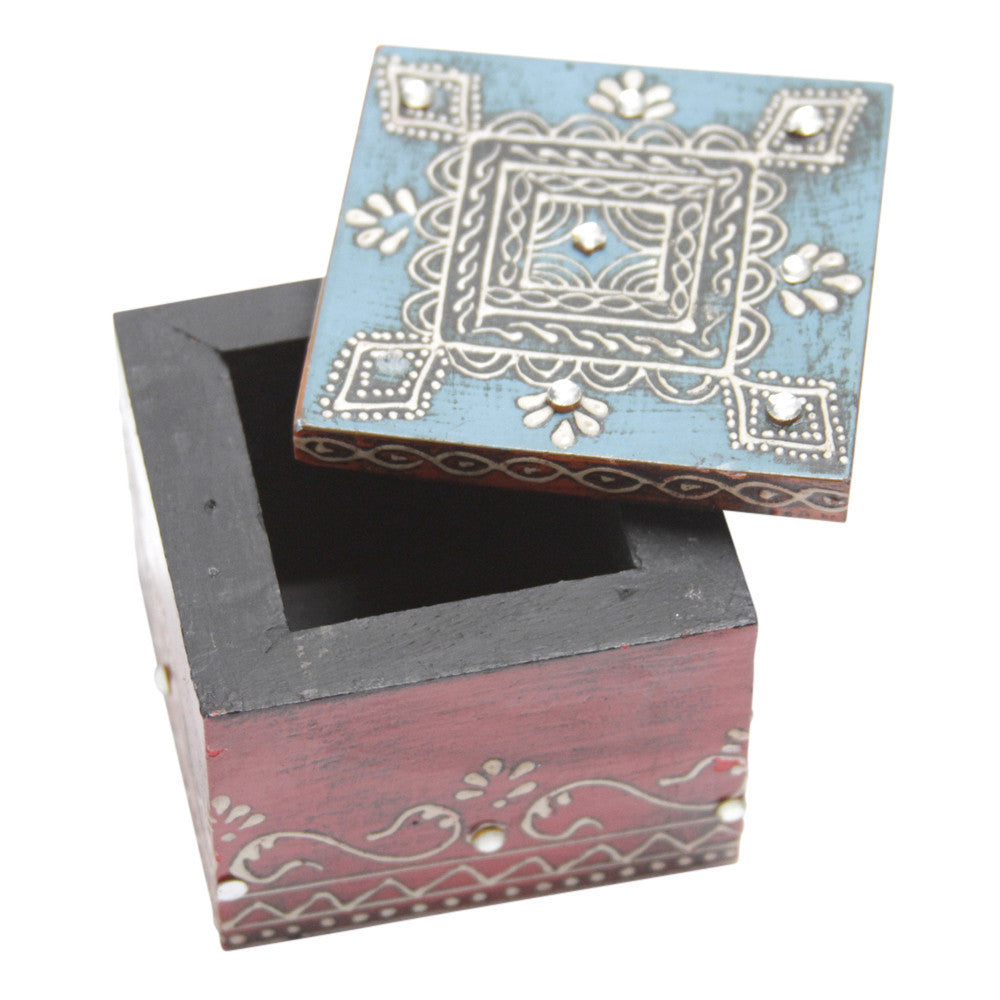 Turquoise Lac Jewelry Box