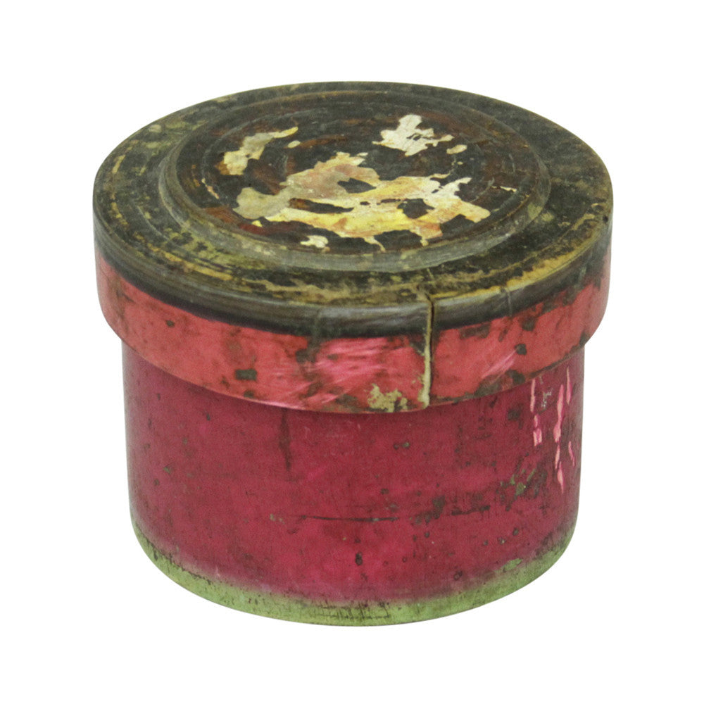 Red Round Tikka Pot
