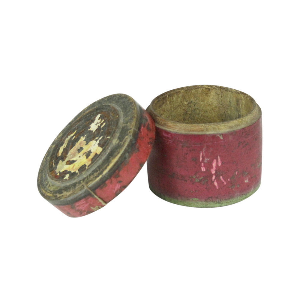Red Round Tikka Pot