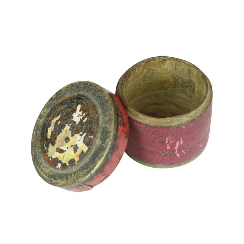 Red Round Tikka Pot