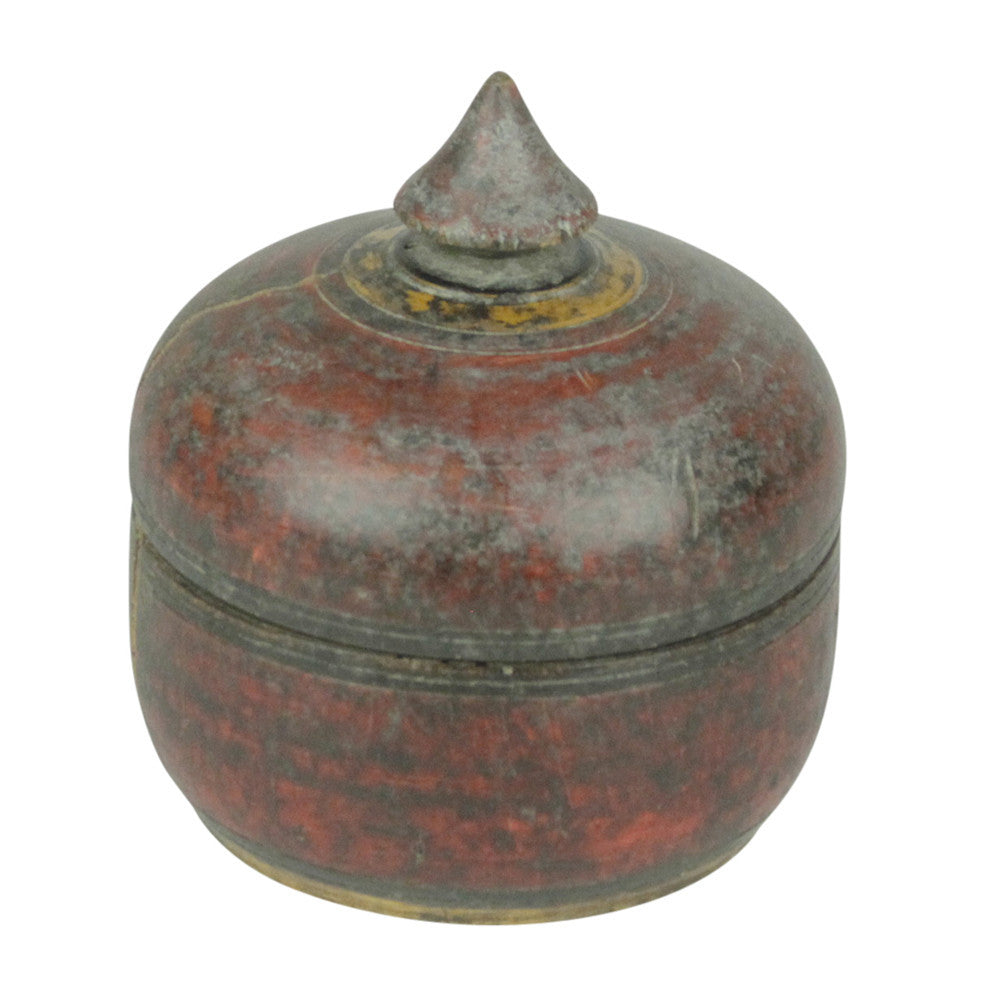 Red Polychrome Tikka Pot