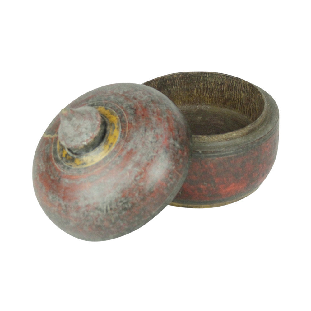 Red Polychrome Tikka Pot