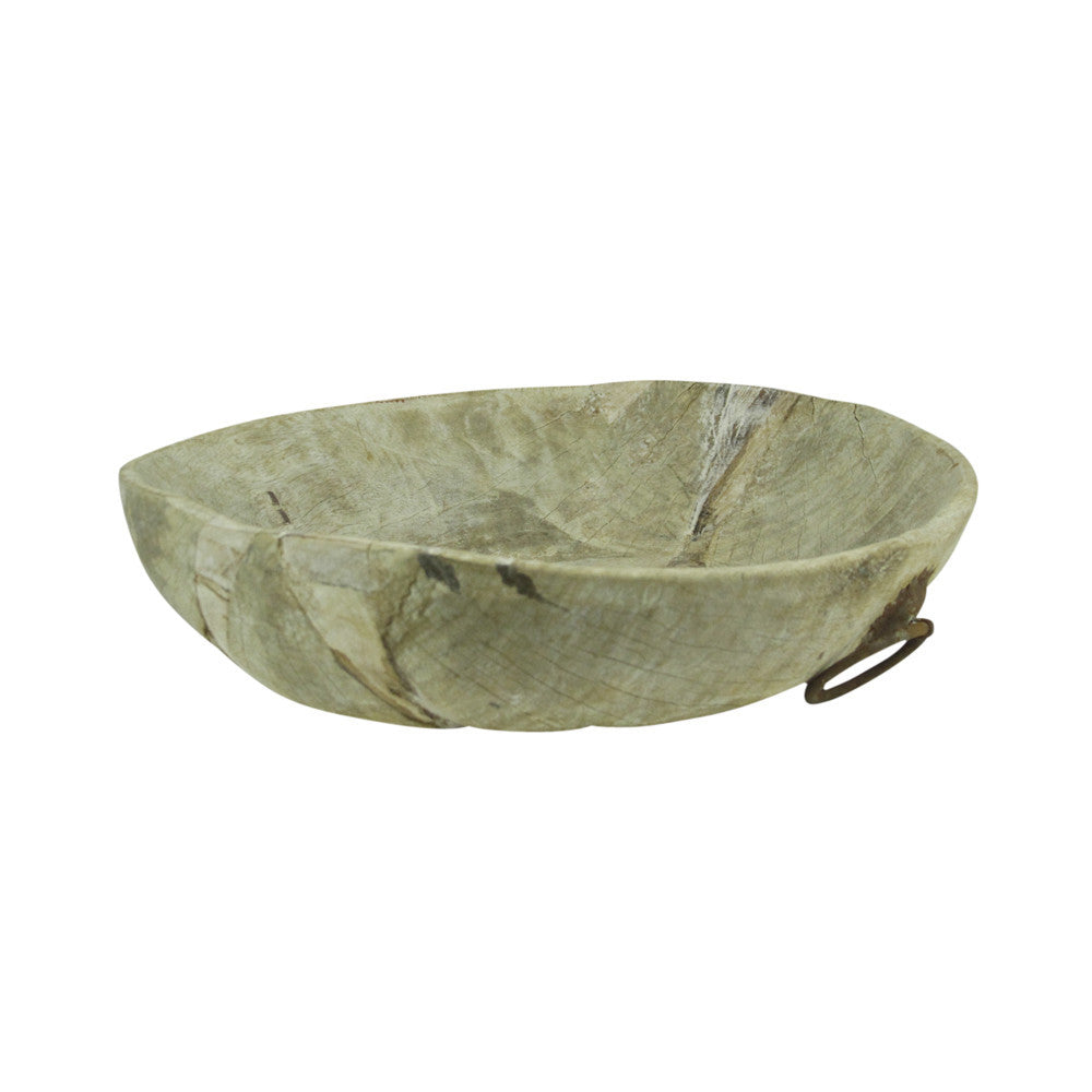 Dough Bowl W/ Metal Ring