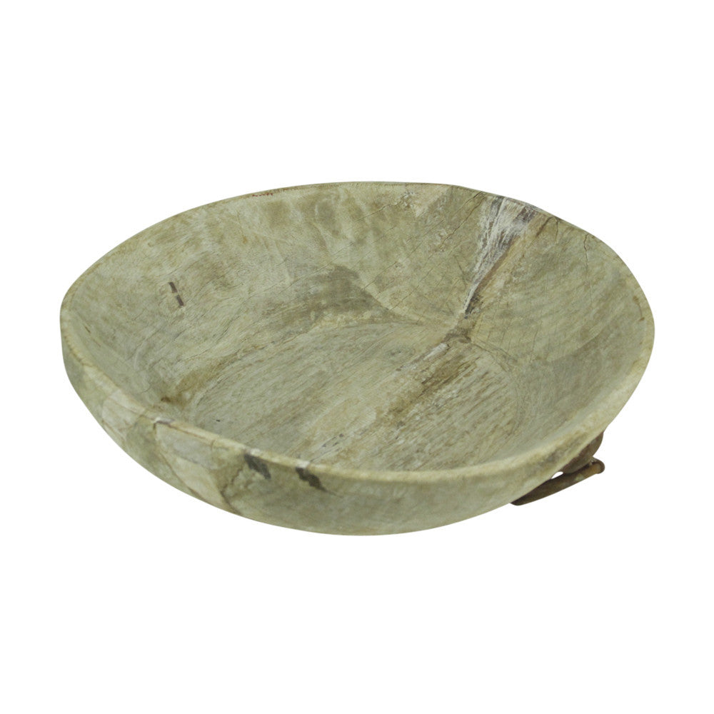 Dough Bowl W/ Metal Ring