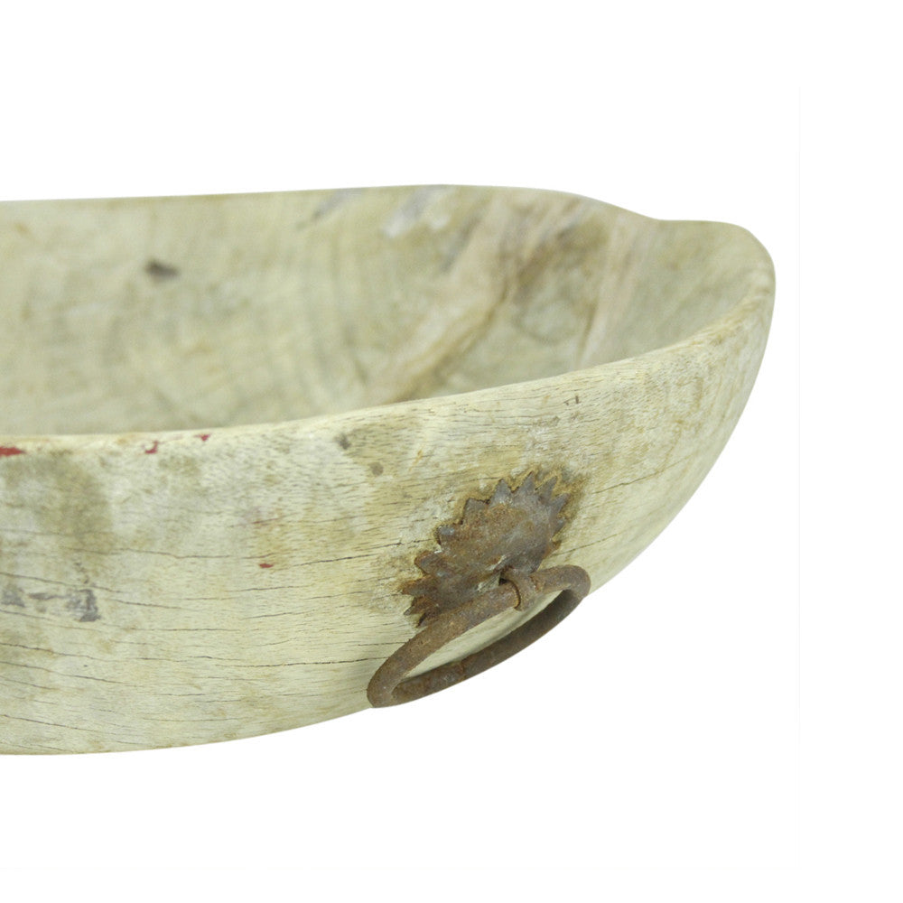 Dough Bowl W/ Metal Ring