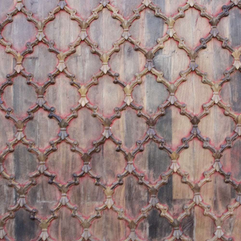 Impressive Carved Ceiling Aged Panel