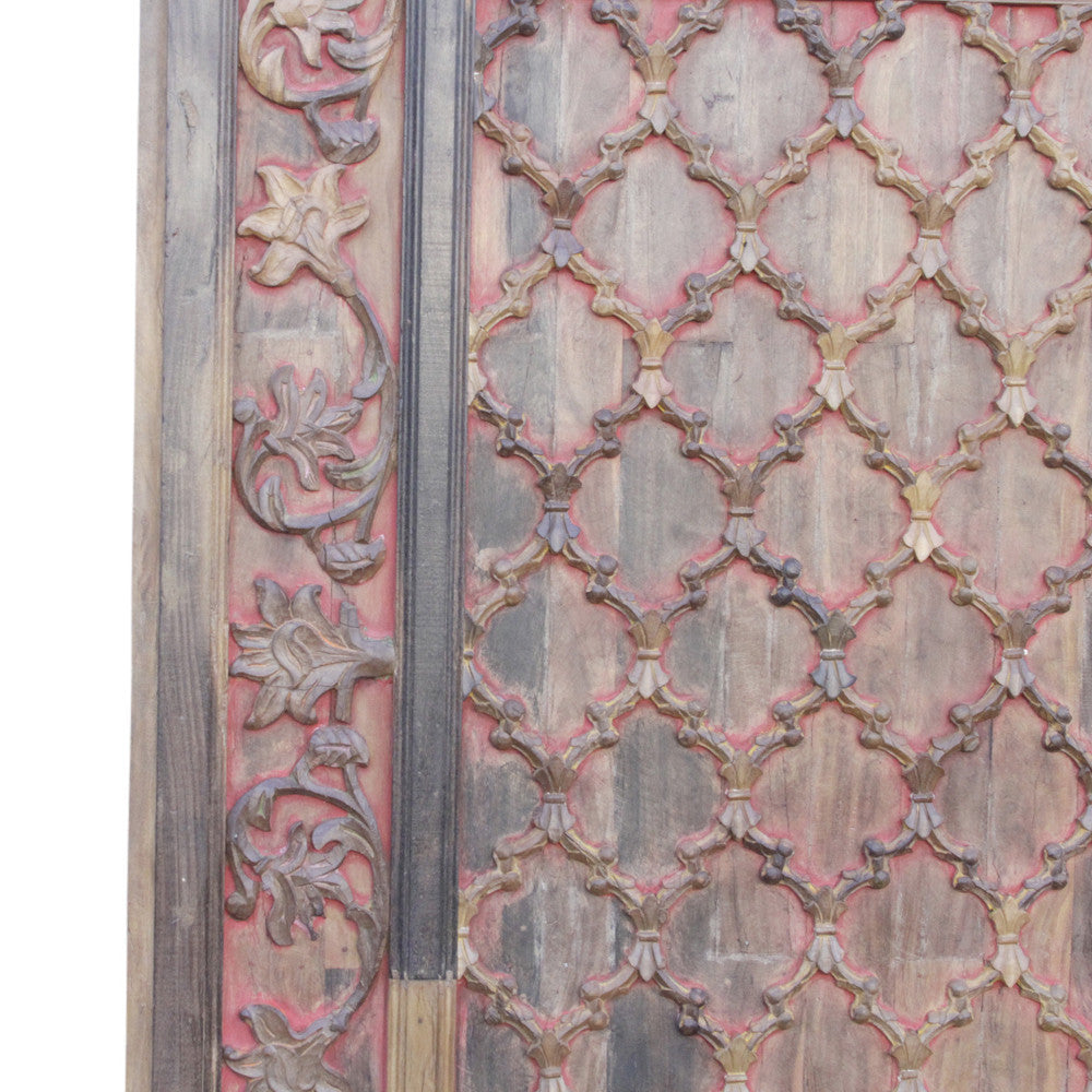 Impressive Carved Ceiling Aged Panel