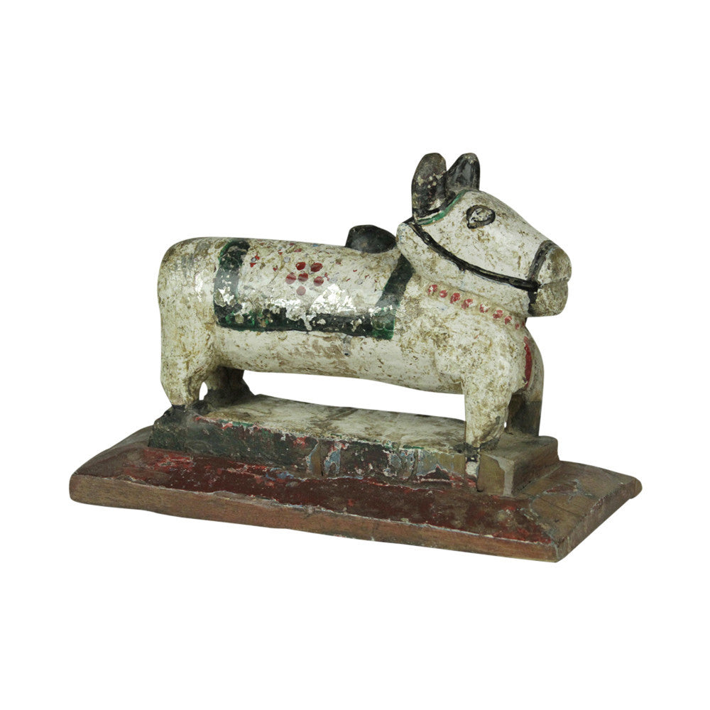 Antique Hand Carved Nandi