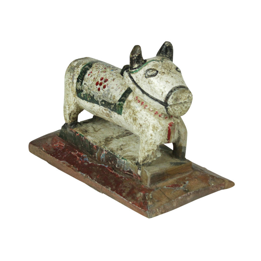 Antique Hand Carved Nandi
