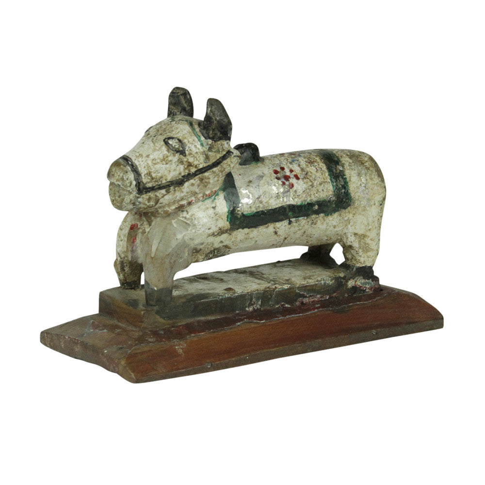 Antique Hand Carved Nandi