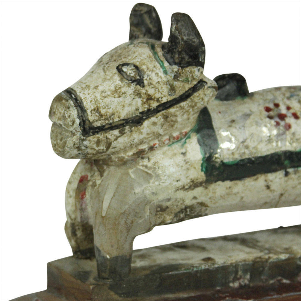 Antique Hand Carved Nandi