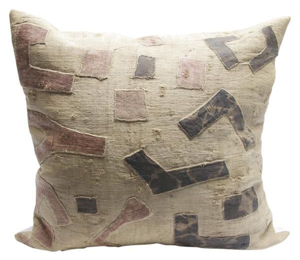 Large African Kuba Pillow