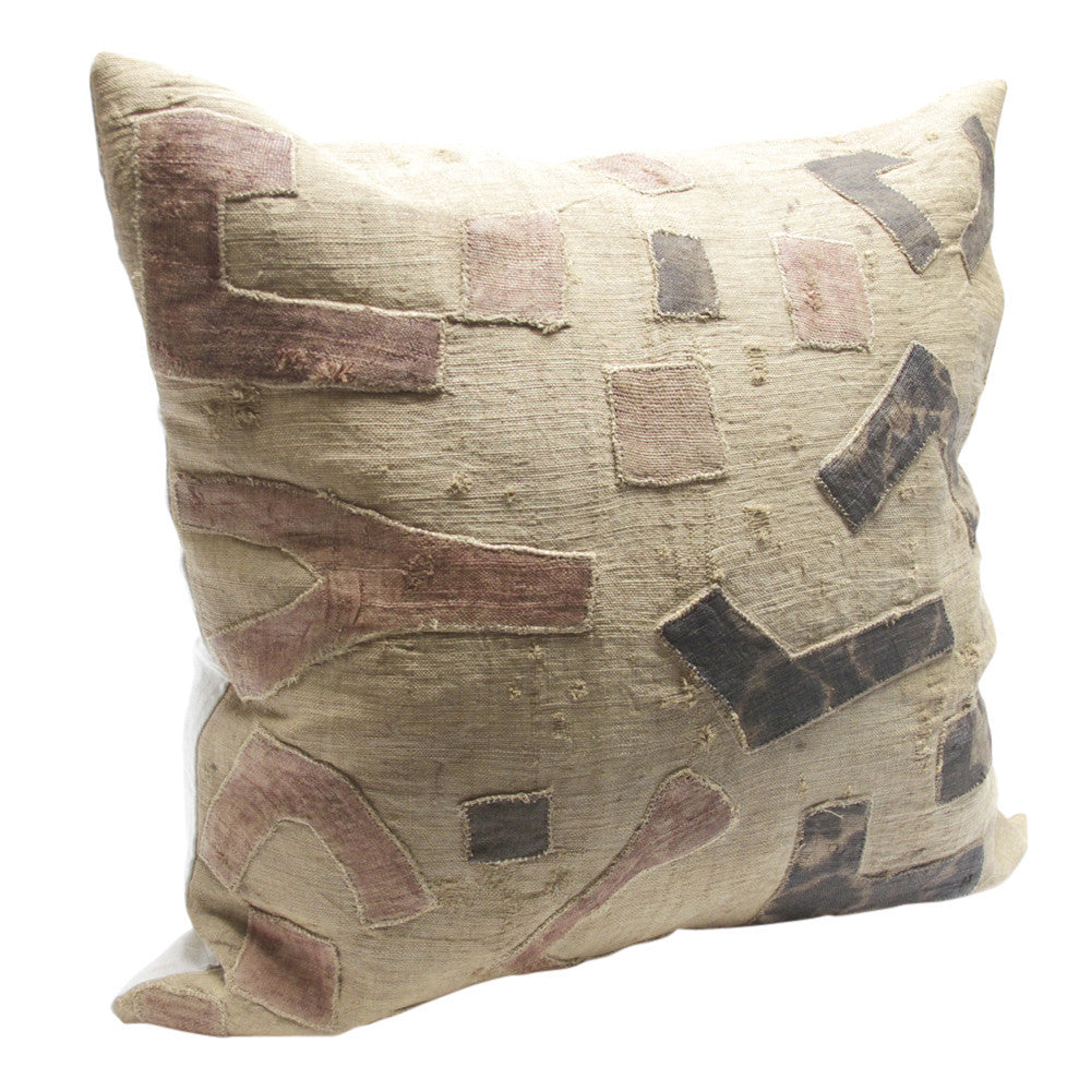 Large African Kuba Pillow