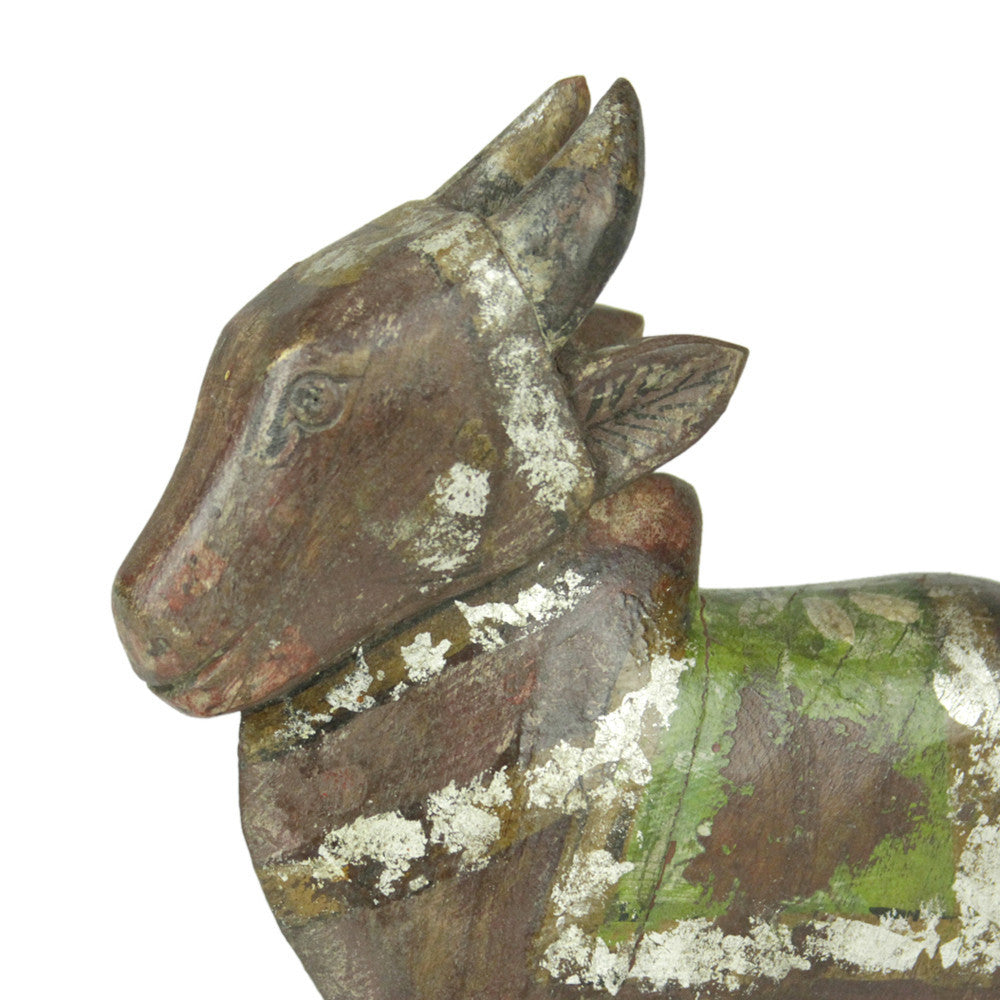 Antique Brown Nandi Carving