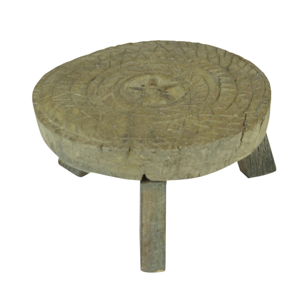 Tribal Carved Stool