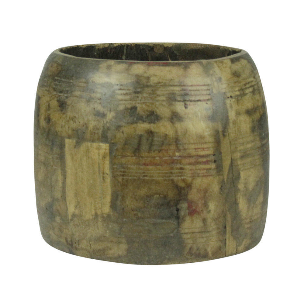Tribal Wood Pot