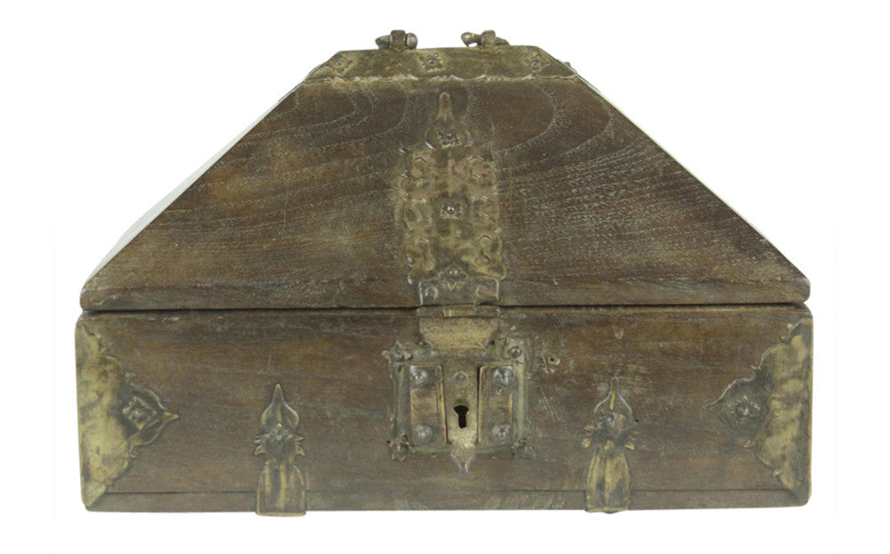 Anglo-Indian Brass Bound Box