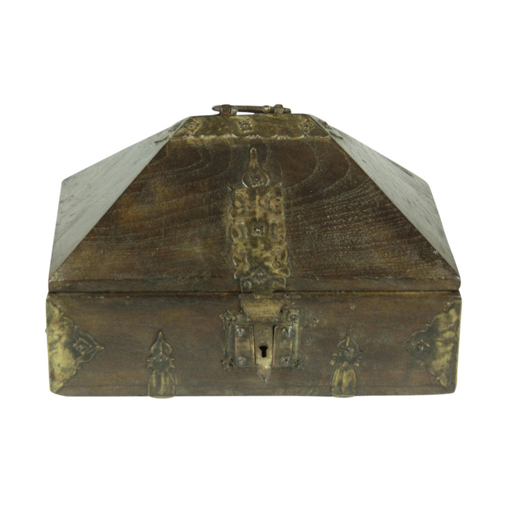 Anglo-Indian Brass Bound Box