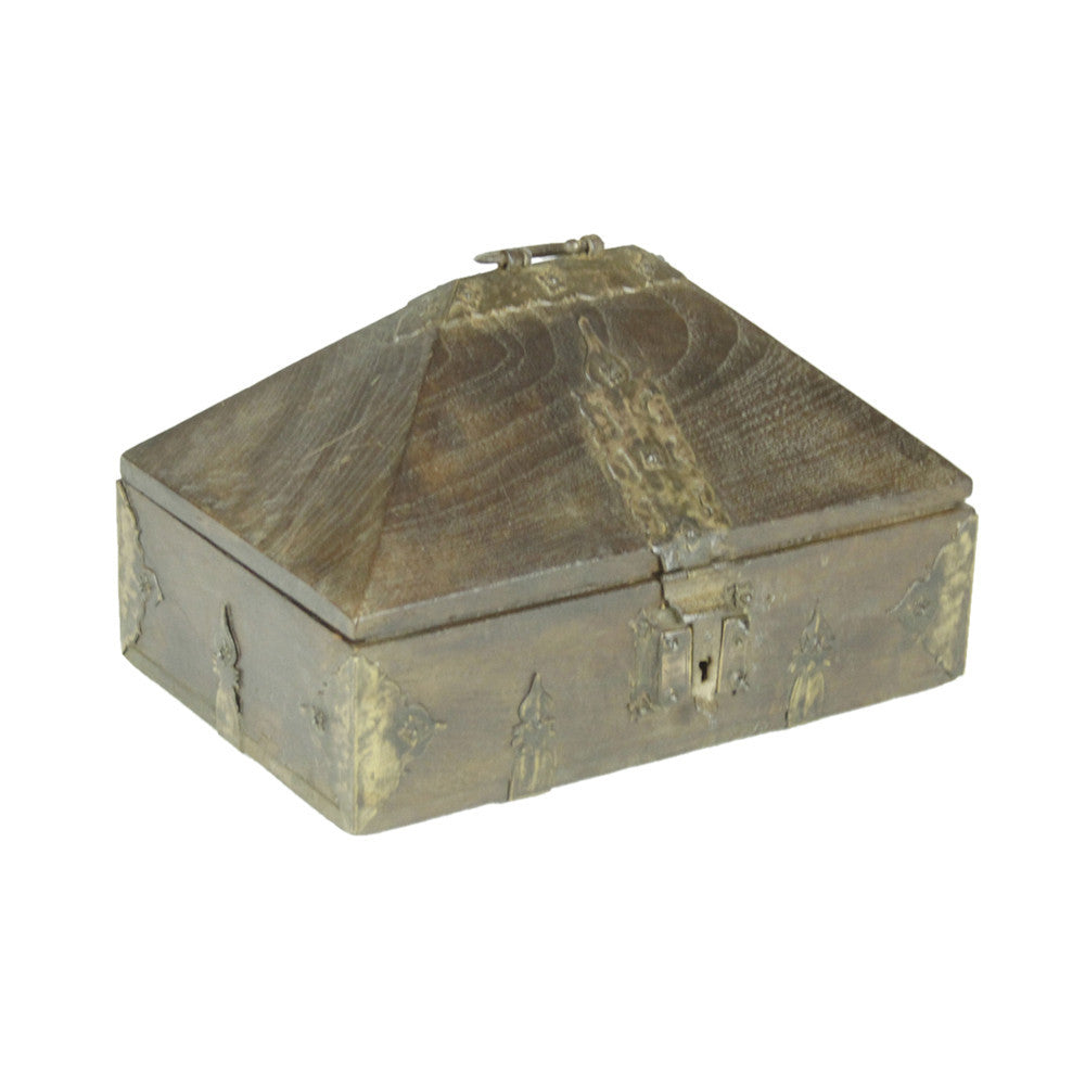 Anglo-Indian Brass Bound Box