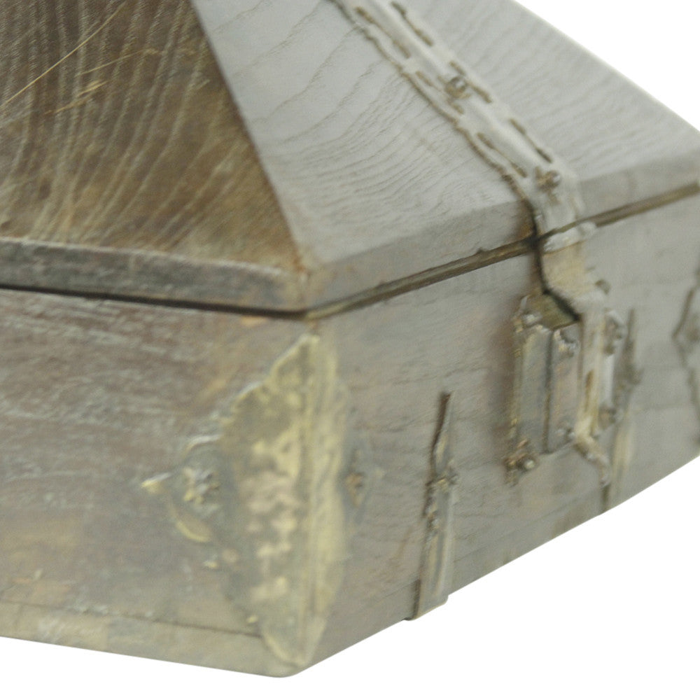 Anglo-Indian Brass Bound Box