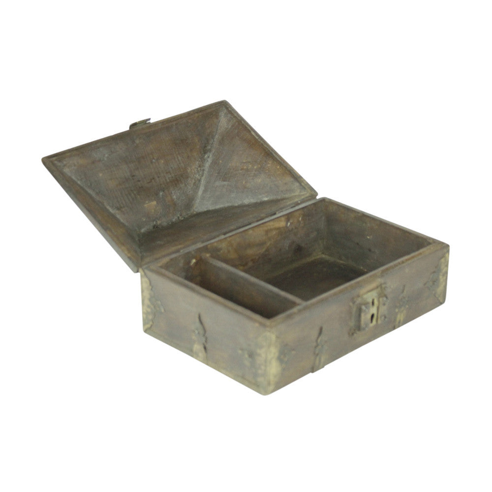 Anglo-Indian Brass Bound Box