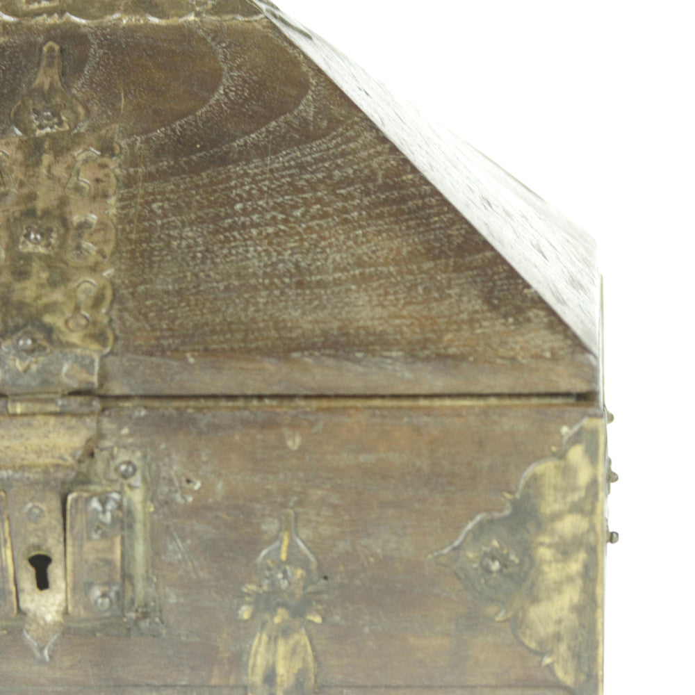 Anglo-Indian Brass Bound Box