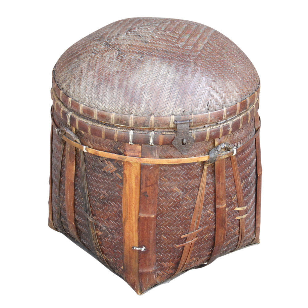 Round Basket W/ Lid