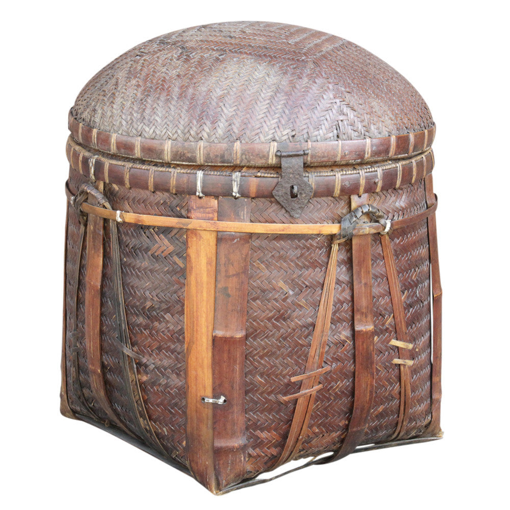Round Basket W/ Lid