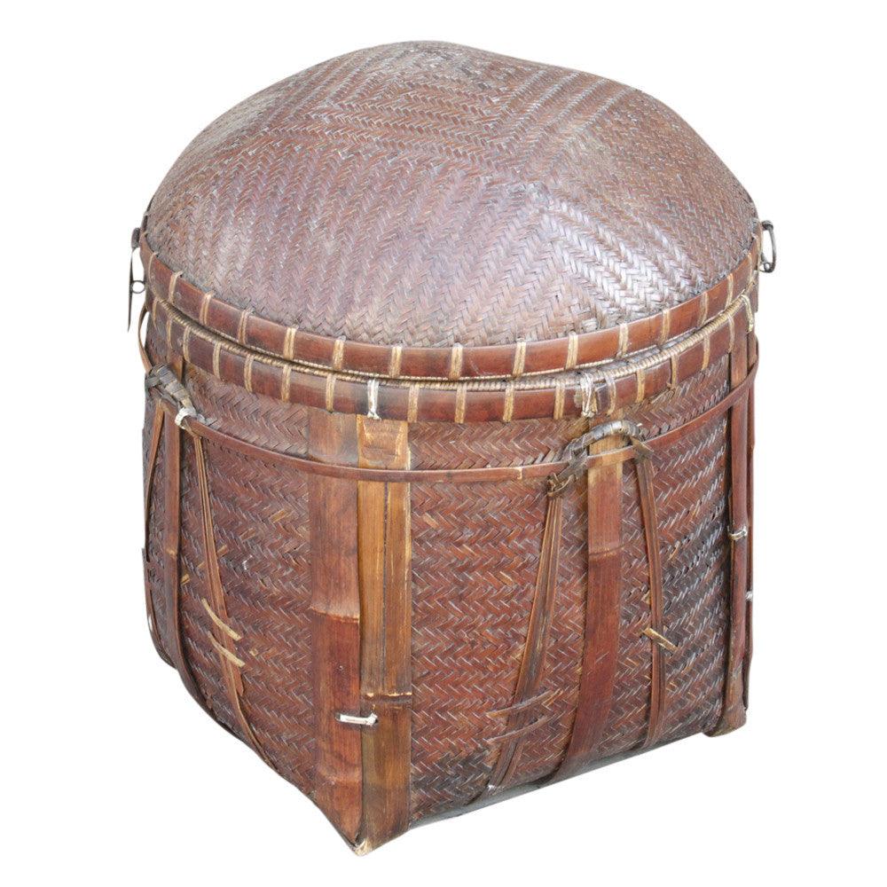 Round Basket W/ Lid