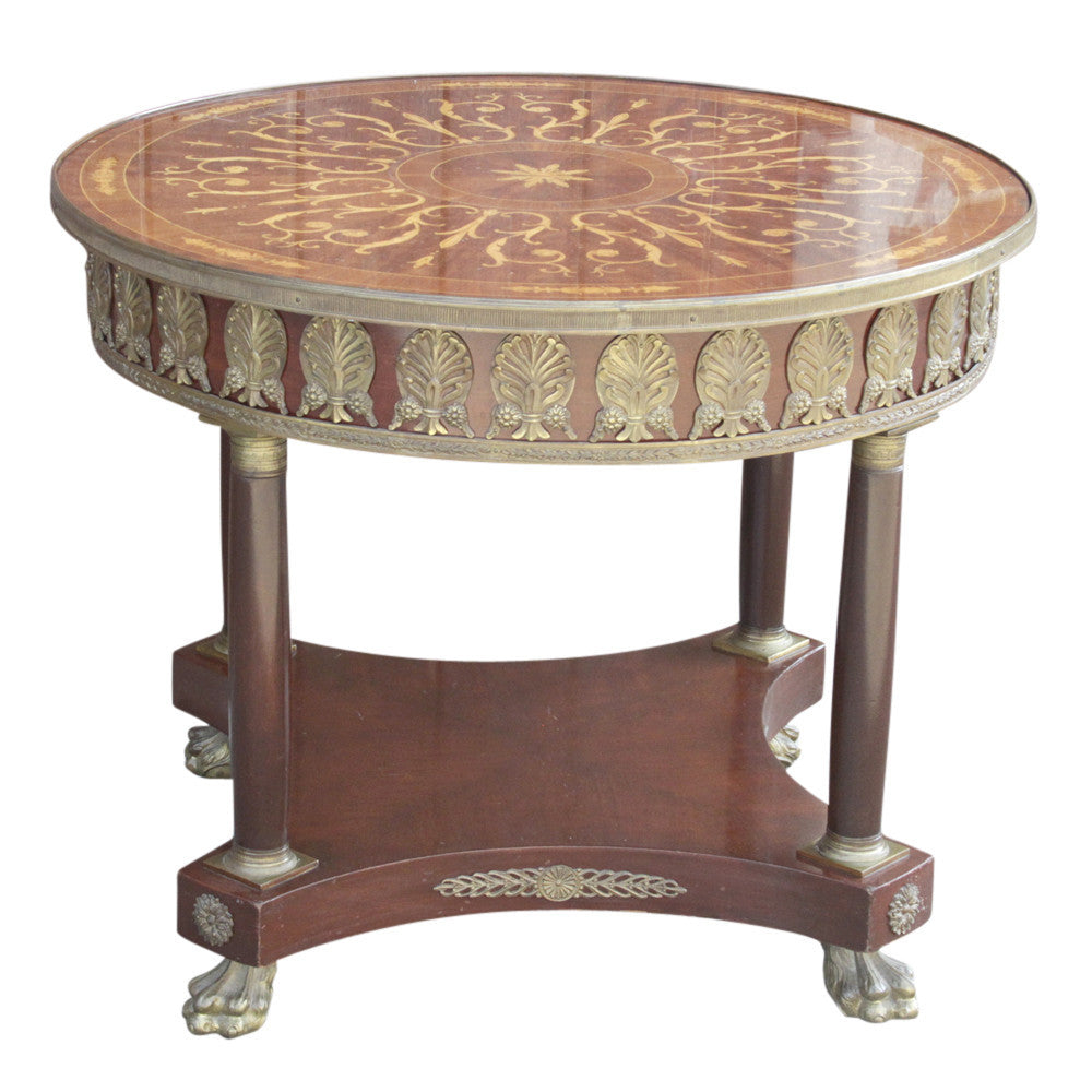 French Empire Style Round Table