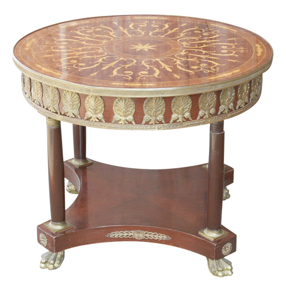 French Empire Style Round Table