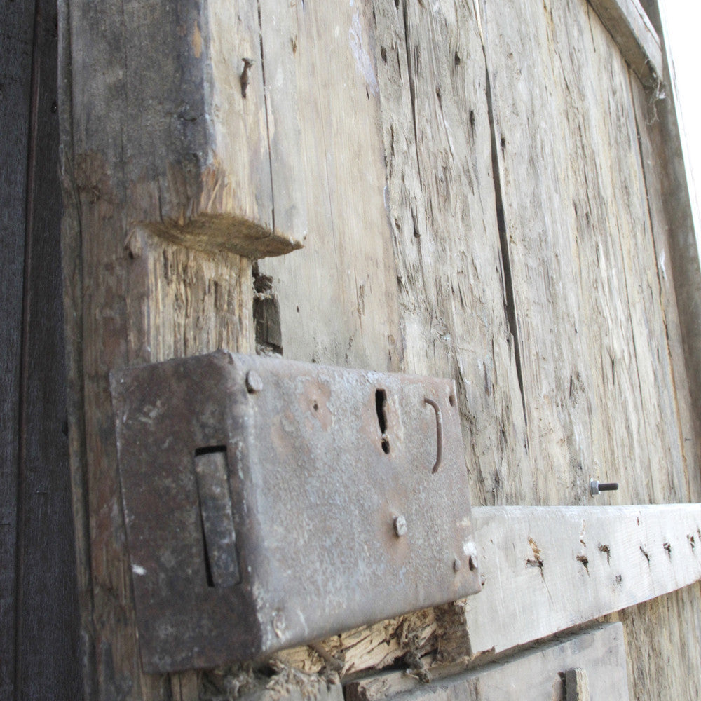 19th Century Carved Moroccan Door