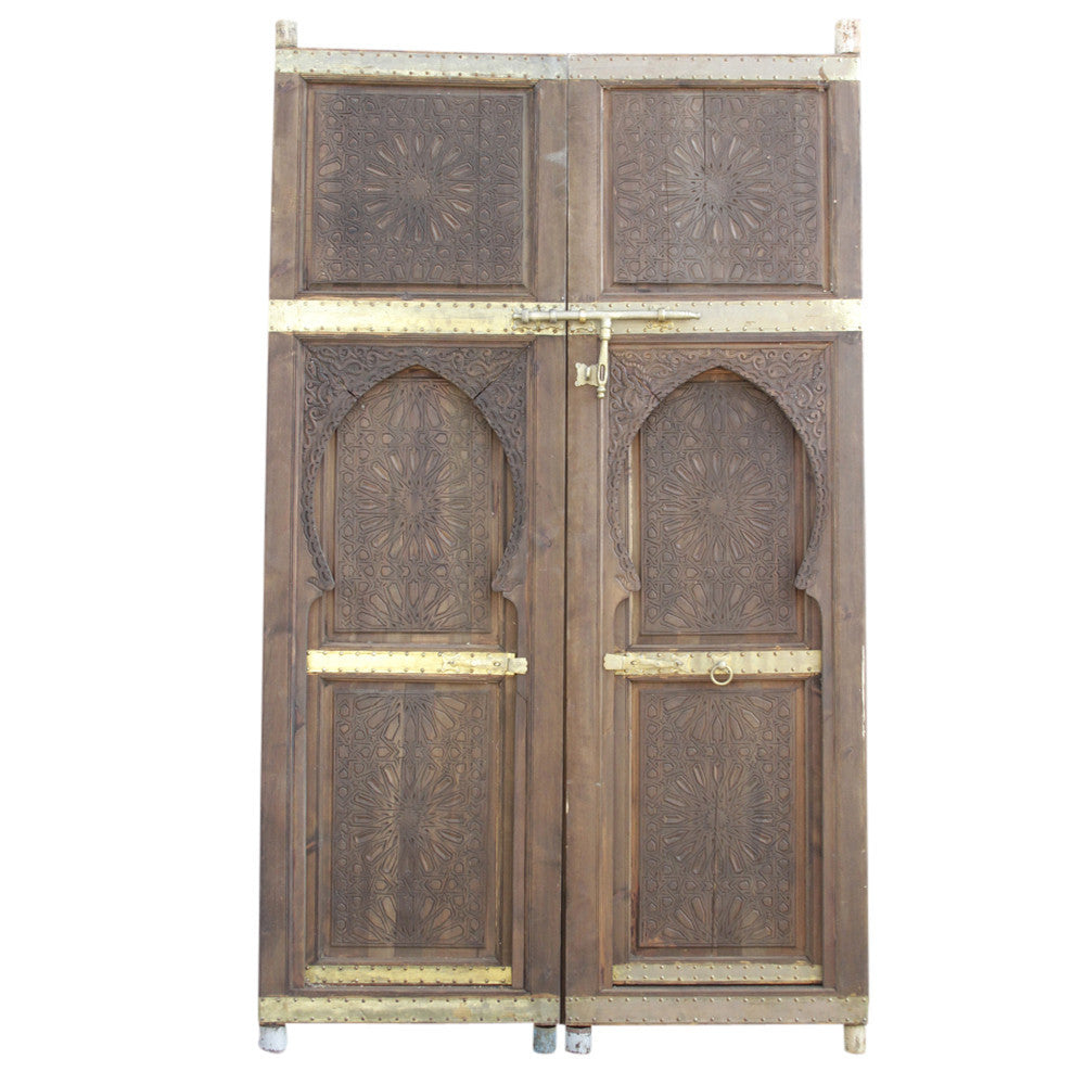 Pair Of Egyptian Carved Doors