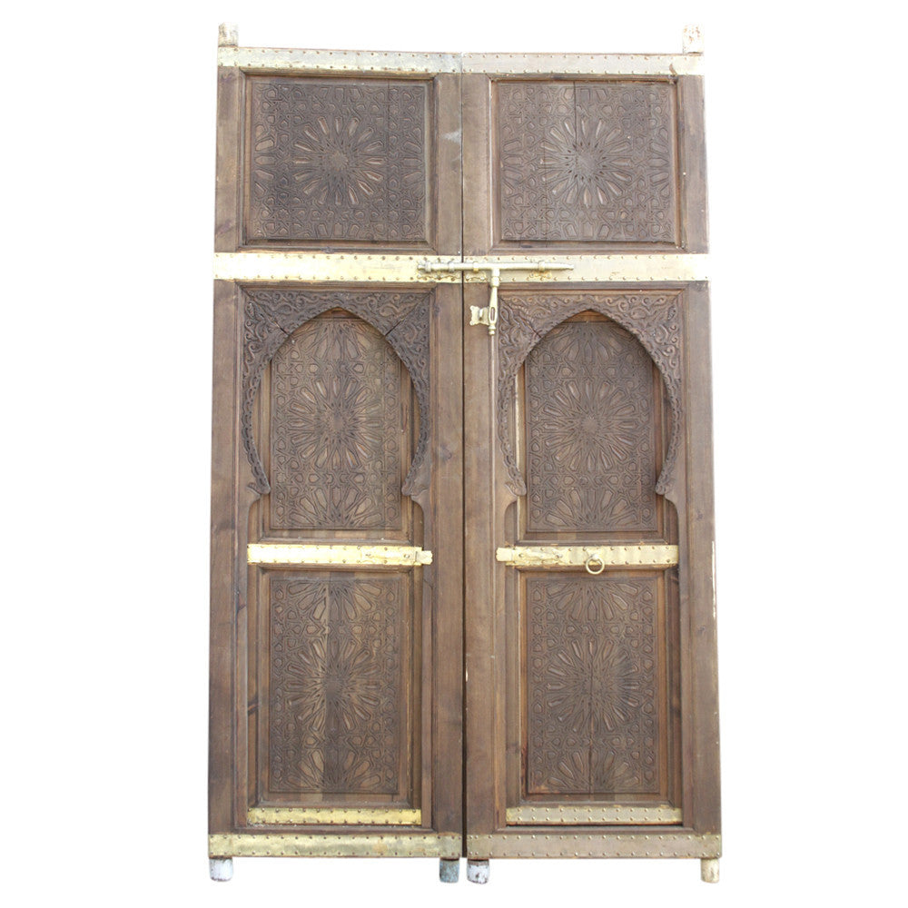 Pair Of Egyptian Carved Doors