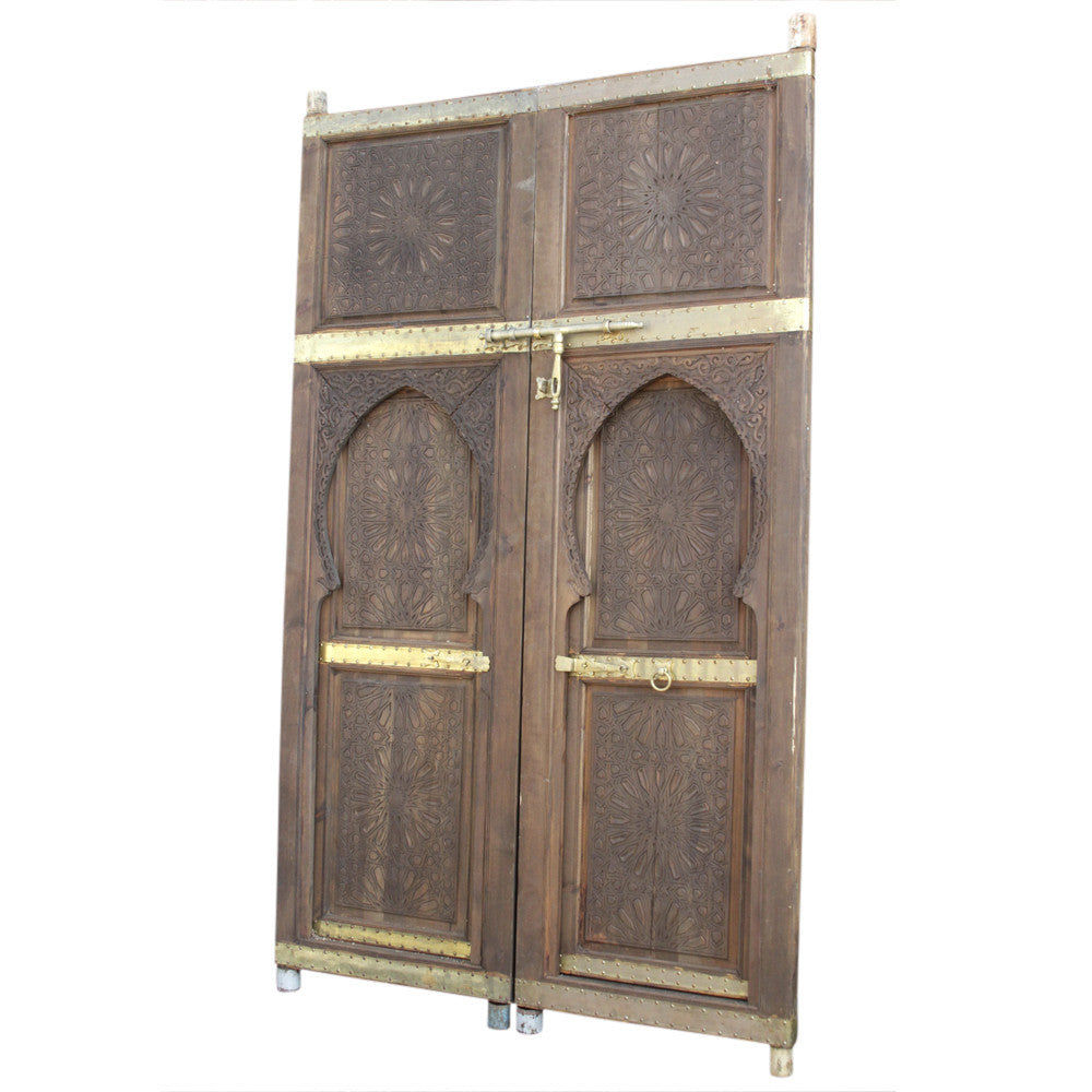 Pair Of Egyptian Carved Doors