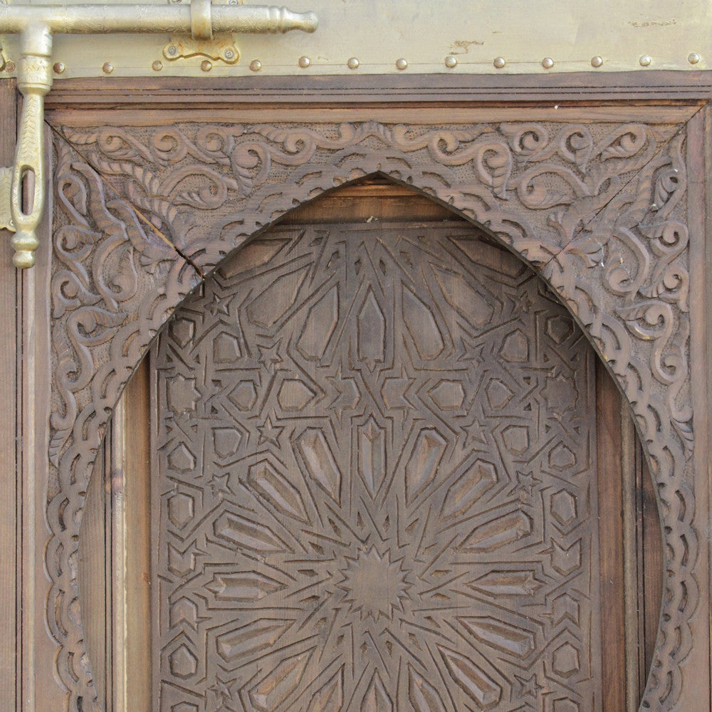 Pair Of Egyptian Carved Doors