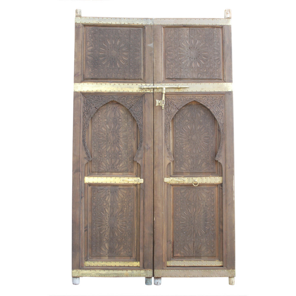 Pair Of Egyptian Carved Doors
