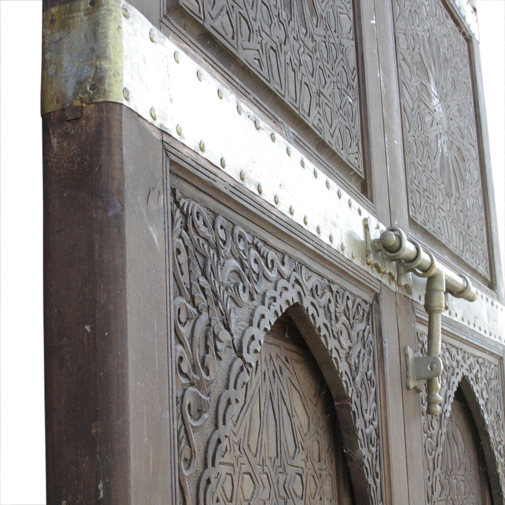 Pair Of Egyptian Carved Doors